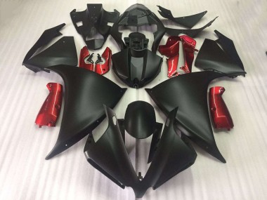 Buy 2009-2011 Matte Black Glossy Red Yamaha YZF R1 Motorcycle Fairings Kit
