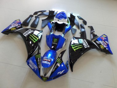 Buy 2009-2011 Blue Black Monster Yamaha YZF R1 Motorbike Fairing