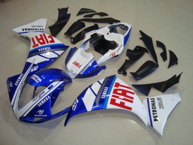 Buy 2009-2011 Blue White Fiat Yamaha YZF R1 Replacement Motorcycle Fairings