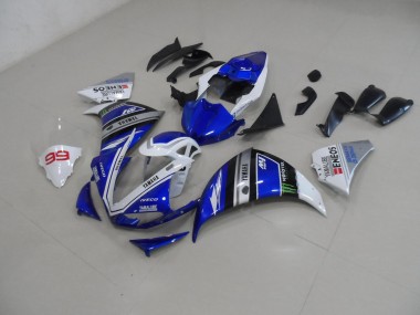 Buy 2009-2011 Blue White Yamaha YZF R1 Bike Fairing Kit