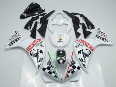 Buy 2009-2011 White Black Abrath Yamaha YZF R1 Motorcylce Fairings