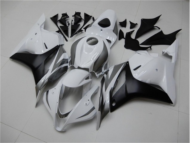 Buy 2009-2012 White Silver Black Honda CBR600RR Motor Bike Fairings