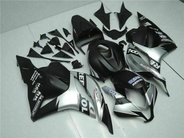 Buy 2009-2012 Black Silver Repsol Honda CBR600RR Motorcycle Fairings Kits