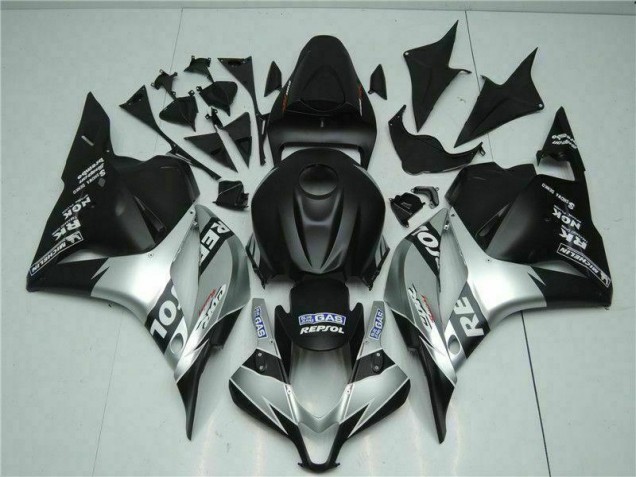 Buy 2009-2012 Black Silver Repsol Honda CBR600RR Motorcycle Fairings Kits