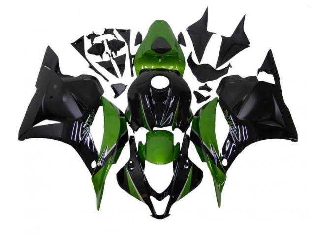 Buy 2009-2012 Green Black Honda CBR600RR Motorcycle Fairings Kit