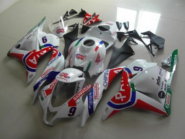 Buy 2009-2012 Red White Pata Honda CBR600RR Motorcycle Fairing Kit