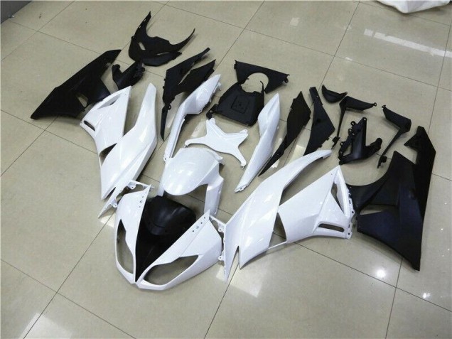 Buy 2009-2012 White Kawasaki ZX6R Motorcyle Fairings Buy 2009-2012 White Kawasaki ZX6R Motorcyle Fairings
