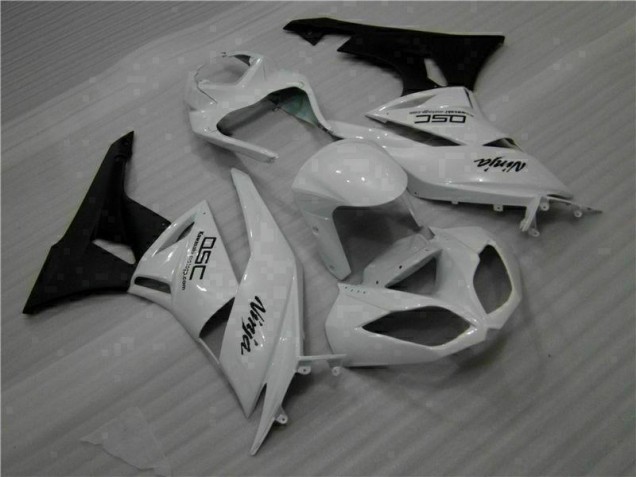Buy 2009-2012 White Black Ninja Kawasaki ZX6R Motorbike Fairings Buy 2009-2012 White Black Ninja Kawasaki ZX6R Motorbike Fairings