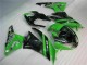 Buy 2009-2012 Black Green Kawasaki ZX6R Motorcycle Fairing