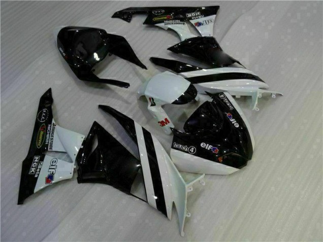 Buy 2009-2012 Black White 3M Touch4 Kawasaki ZX6R Motorcycle Fairing Kits Buy 2009-2012 Black White 3M Touch4 Kawasaki ZX6R Motorcycle Fairing Kits
