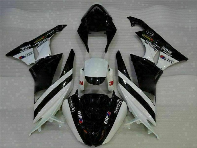 Buy 2009-2012 Black White 3M Touch4 Kawasaki ZX6R Motorcycle Fairing Kits Buy 2009-2012 Black White 3M Touch4 Kawasaki ZX6R Motorcycle Fairing Kits