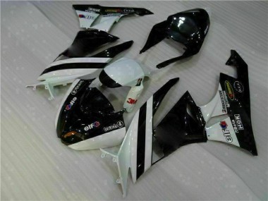 Buy 2009-2012 Black White 3M Touch4 Kawasaki ZX6R Motorcycle Fairing Kits