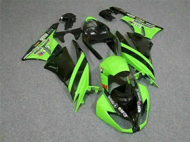 Buy 2009-2012 Black Green 3M Touch4 Kawasaki ZX6R Motorbike Fairing Buy 2009-2012 Black Green 3M Touch4 Kawasaki ZX6R Motorbike Fairing