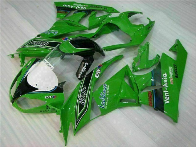 Buy 2009-2012 Green Black LeoVince Kawasaki ZX6R Motorcycle Fairing Kit Buy 2009-2012 Green Black LeoVince Kawasaki ZX6R Motorcycle Fairing Kit