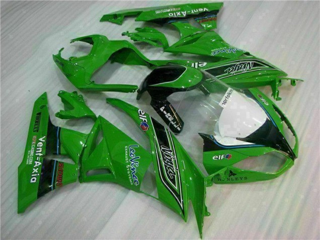 Buy 2009-2012 Green Black LeoVince Kawasaki ZX6R Motorcycle Fairing Kit Buy 2009-2012 Green Black LeoVince Kawasaki ZX6R Motorcycle Fairing Kit