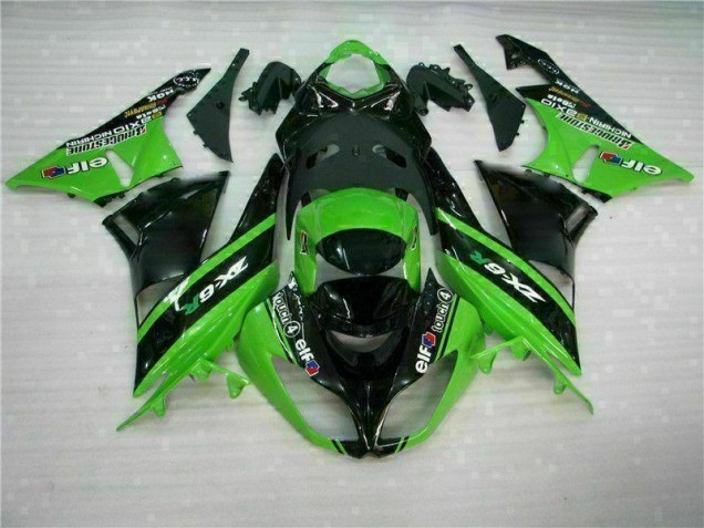 Buy 2009-2012 Green Black Kawasaki ZX6R Motor Bike Fairings Buy 2009-2012 Green Black Kawasaki ZX6R Motor Bike Fairings