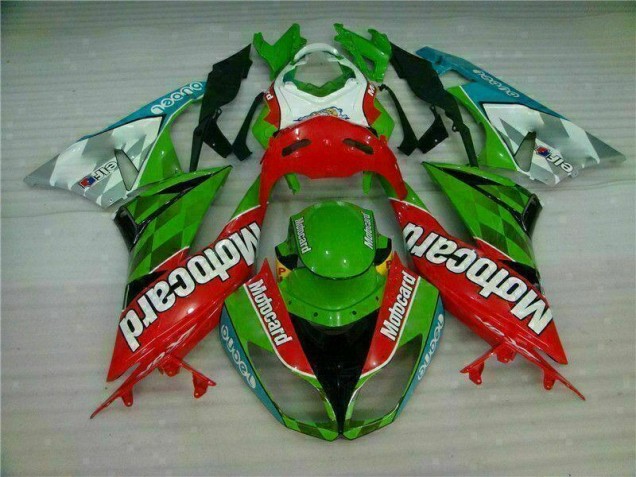 Buy 2009-2012 Red Green Motocard Kawasaki ZX6R Replacement Motorcycle Fairings Buy 2009-2012 Red Green Motocard Kawasaki ZX6R Replacement Motorcycle Fairings