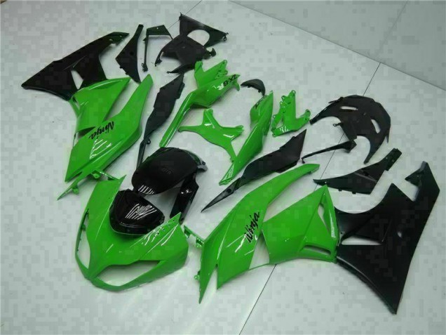 Buy 2009-2012 Black Green Kawasaki ZX6R Motorcycle Bodywork