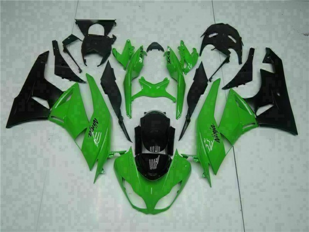 Buy 2009-2012 Black Green Kawasaki ZX6R Motorcycle Bodywork