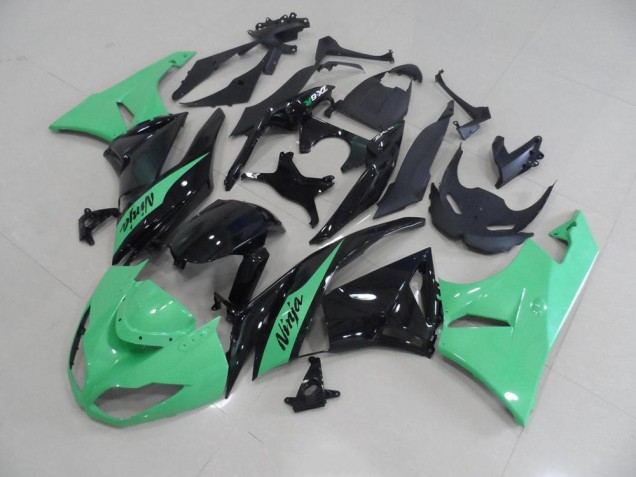 Buy 2009-2012 Metallic Green Kawasaki ZX6R Motorbike Fairing Kits Buy 2009-2012 Metallic Green Kawasaki ZX6R Motorbike Fairing Kits