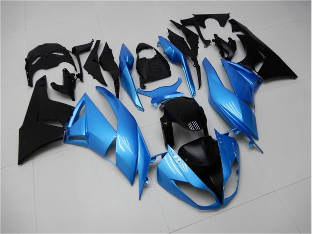 Buy 2009-2012 Blue Black Kawasaki ZX6R Motorcycle Fairing Kit Buy 2009-2012 Blue Black Kawasaki ZX6R Motorcycle Fairing Kit