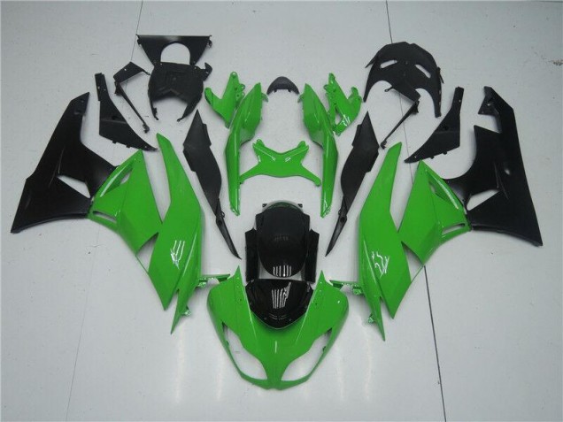 Buy 2009-2012 Green Black Kawasaki ZX6R Replacement Motorcycle Fairings Buy 2009-2012 Green Black Kawasaki ZX6R Replacement Motorcycle Fairings