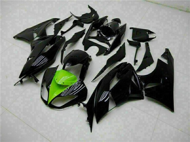 Buy 2009-2012 Black Green Kawasaki ZX6R Moto Fairings Buy 2009-2012 Black Green Kawasaki ZX6R Moto Fairings