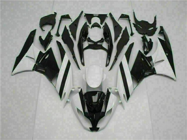 Buy 2009-2012 White Black Kawasaki ZX6R Motorcycle Replacement Fairings Buy 2009-2012 White Black Kawasaki ZX6R Motorcycle Replacement Fairings