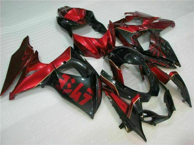 Buy 2009-2016 Red Flame Black Suzuki GSXR1000 Motorcycle Replacement Fairings Buy 2009-2016 Red Flame Black Suzuki GSXR1000 Motorcycle Replacement Fairings