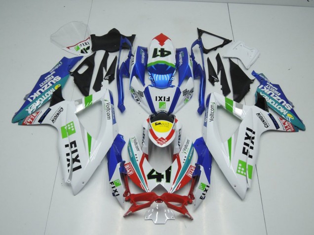 Buy 2009-2016 Fixi Light Blue Suzuki GSXR 1000 K9 Replacement Fairings Buy 2009-2016 Fixi Light Blue Suzuki GSXR 1000 K9 Replacement Fairings