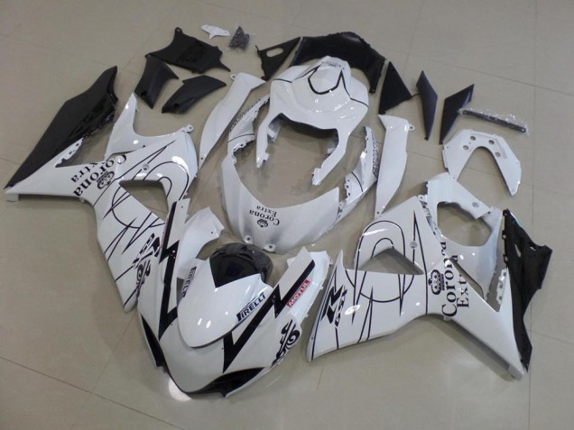 Buy 2009-2016 White Corona Race Suzuki GSXR 1000 K9 Motorcycle Fairings Kit Buy 2009-2016 White Corona Race Suzuki GSXR 1000 K9 Motorcycle Fairings Kit