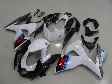 Buy 2009-2016 White Silver Suzuki GSXR 1000 K9 Motorcycle Fairing Kit