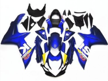 Buy 2011-2021 Blue White Suzuki GSXR 600/750 Moto Fairings