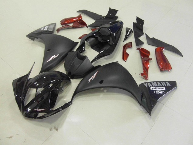 Buy 2012-2014 Matte Black Yamaha YZF R1 Motorcylce Fairings