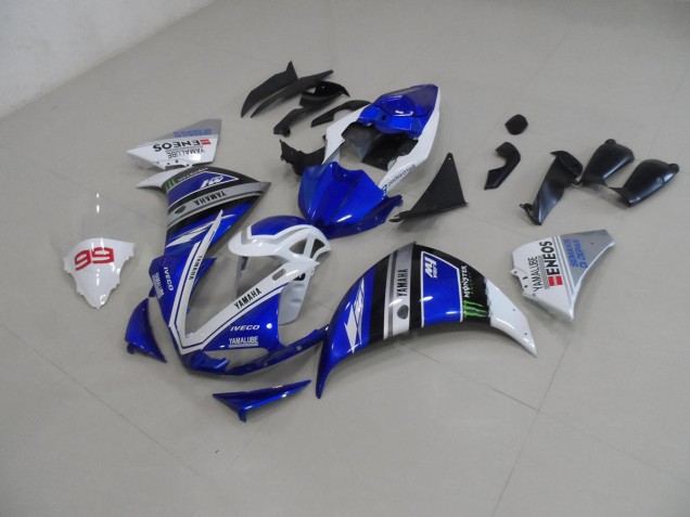 Buy 2012-2014 Blue White Yamaha YZF R1 Bike Fairing