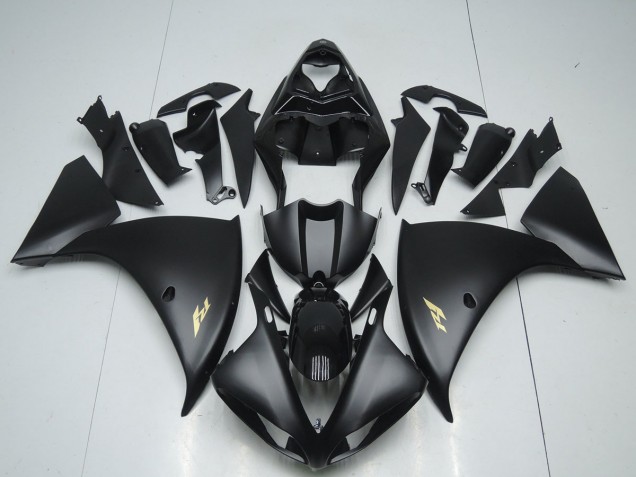 Buy 2012-2014 Matte Black Sticker Yamaha YZF R1 Motorcycle Bodywork