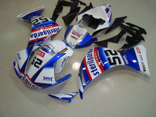 Buy 2012-2014 White Black Sterilgarda Yamaha YZF R1 Motorcylce Fairings