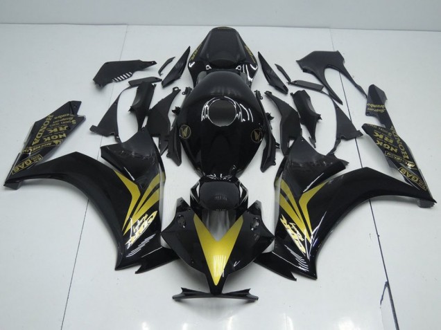 Buy 2012-2016 Glossy Black and Gold Honda CBR1000RR Replacement Fairings Buy 2012-2016 Glossy Black and Gold Honda CBR1000RR Replacement Fairings