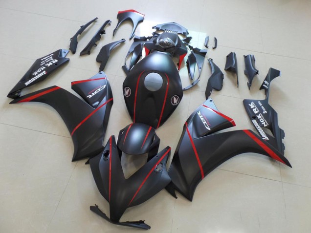 Buy 2012-2016 Matte Bladk with Red Stripe Honda CBR1000RR Motorcycle Fairings Kits Buy 2012-2016 Matte Bladk with Red Stripe Honda CBR1000RR Motorcycle Fairings Kits
