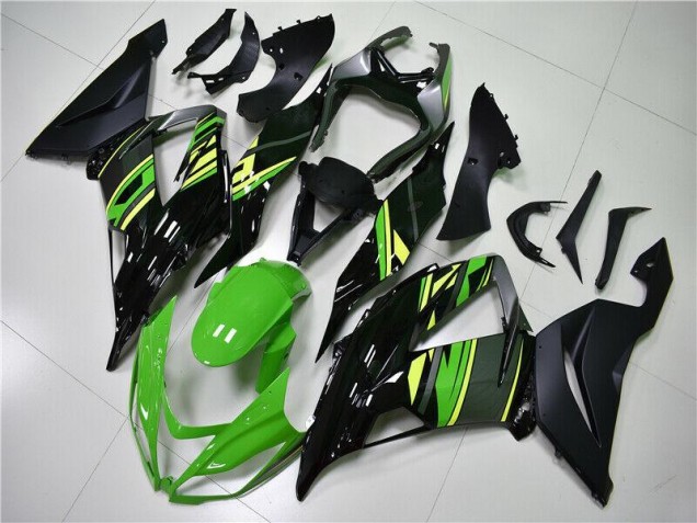 Buy 2013-2018 Green Black Kawasaki ZX6R Replacement Fairings