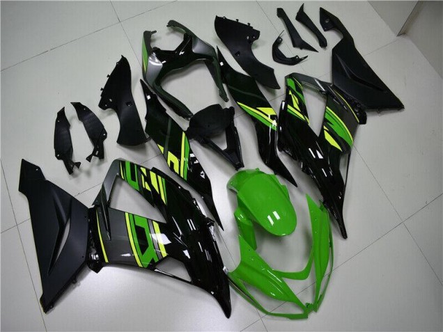 Buy 2013-2018 Green Black Kawasaki ZX6R Replacement Fairings