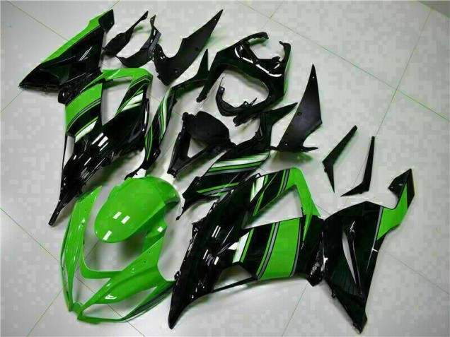 Buy 2013-2018 Black Green Kawasaki ZX6R Motor Fairings Buy 2013-2018 Black Green Kawasaki ZX6R Motor Fairings