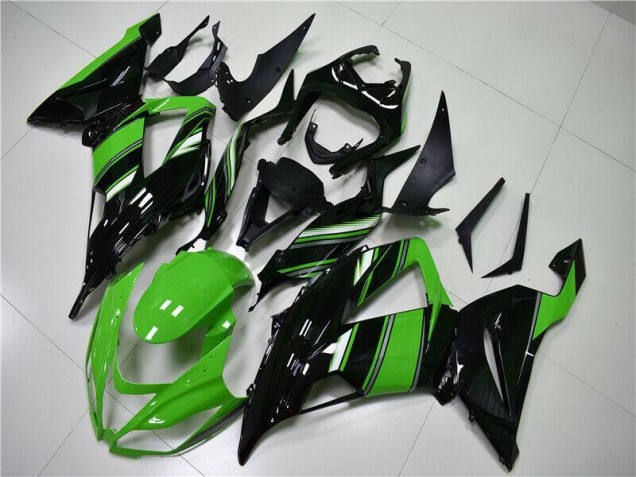 Buy 2013-2018 Green Black Kawasaki ZX6R Motorcycle Fairings Buy 2013-2018 Green Black Kawasaki ZX6R Motorcycle Fairings