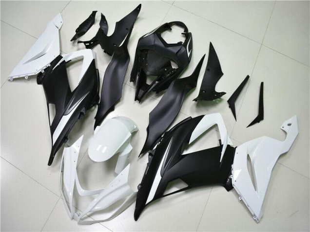 Buy 2013-2018 White Black Kawasaki ZX6R Motorbike Fairings Buy 2013-2018 White Black Kawasaki ZX6R Motorbike Fairings