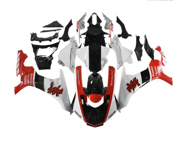 Buy 2015-2019 Red White Yamaha YZF R1 Motorbike Fairing