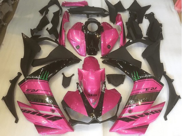 Buy 2015-2022 Pink and Black Yamaha YZF R3 Replacement Fairings Buy 2015-2022 Pink and Black Yamaha YZF R3 Replacement Fairings