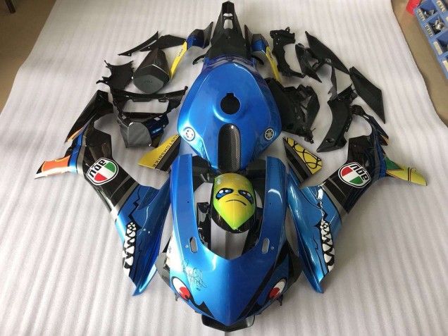 Buy 2015-2019 Blue Shark Yamaha YZF R1 Motorbike Fairing Buy 2015-2019 Blue Shark Yamaha YZF R1 Motorbike Fairing