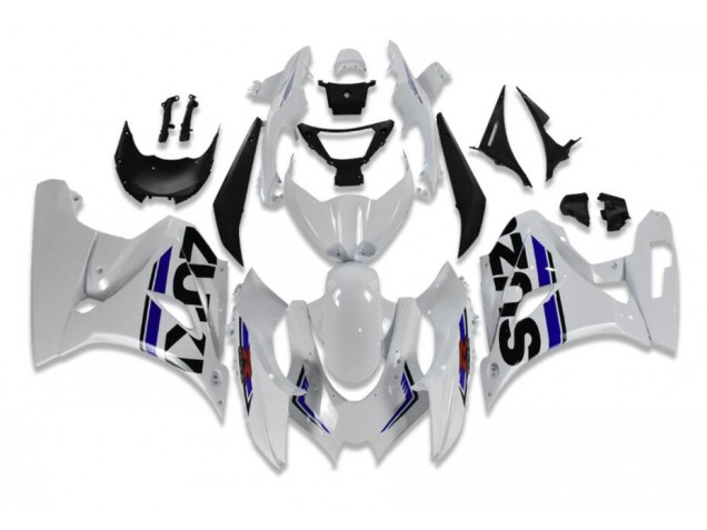 Buy 2017-2021 White Blue Suzuki GSXR 1000 Motorcycle Fairings