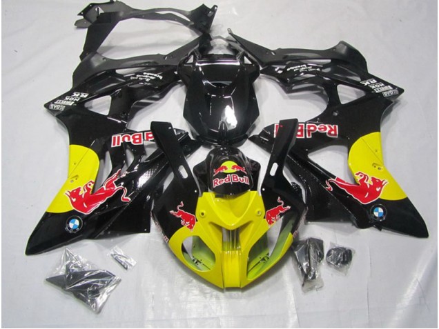 Buy 2009-2014 Yellow Black RedBull BMW S1000RR Motorbike Fairing Kits Buy 2009-2014 Yellow Black RedBull BMW S1000RR Motorbike Fairing Kits