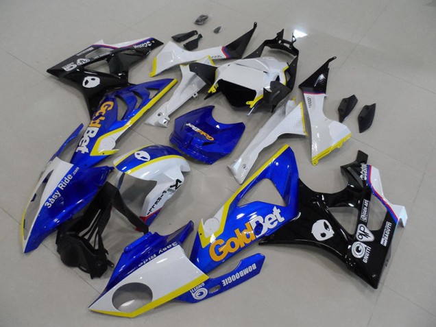 Buy 2009-2014 Blue White GoldBet BMW S1000RR Motorcycle Fairings